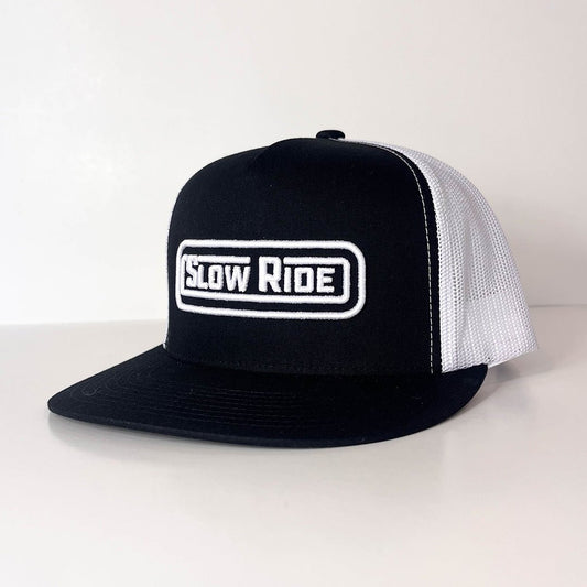Radio Mesh Snapback (Black/White) - Slow Ride