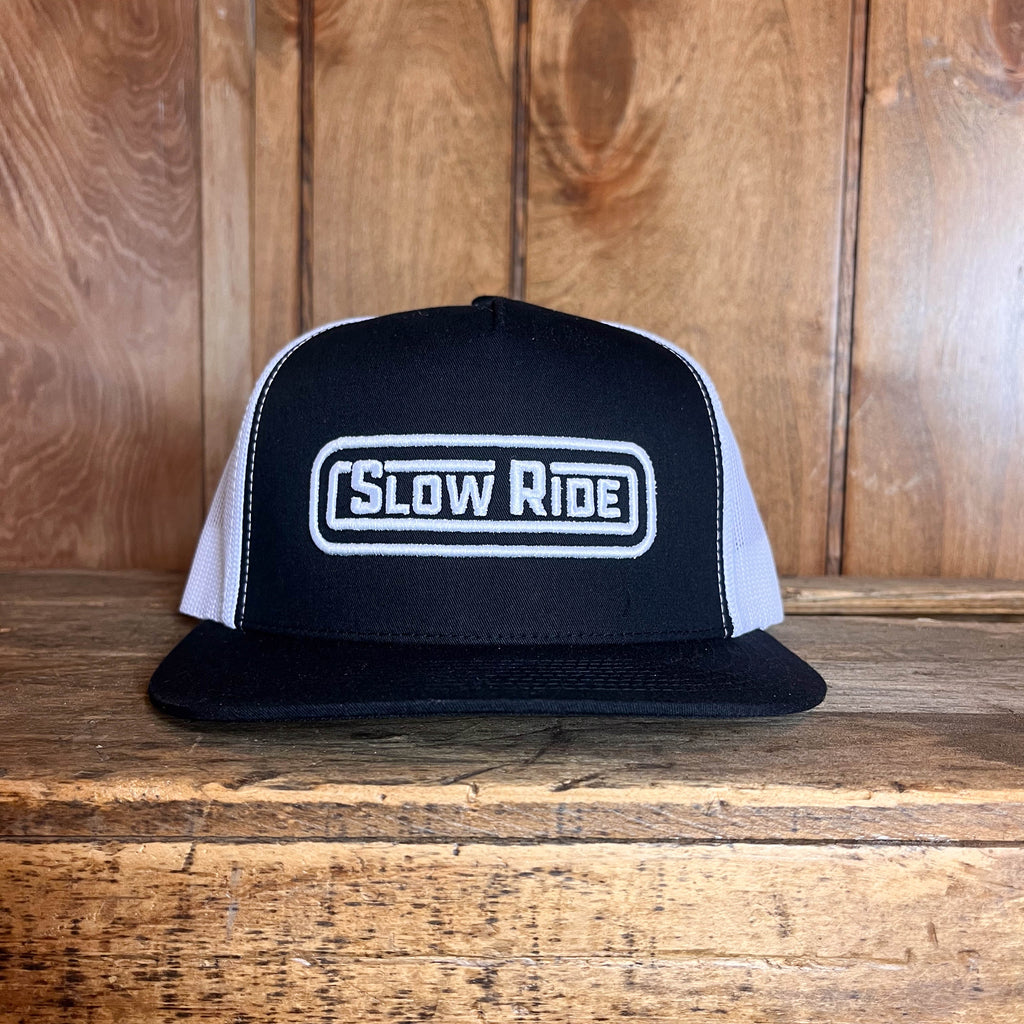 Radio Mesh Snapback (Black/White) - Slow Ride
