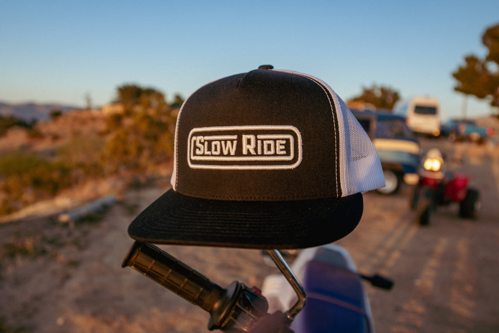 Radio Mesh Snapback (Brown/White) - Slow Ride