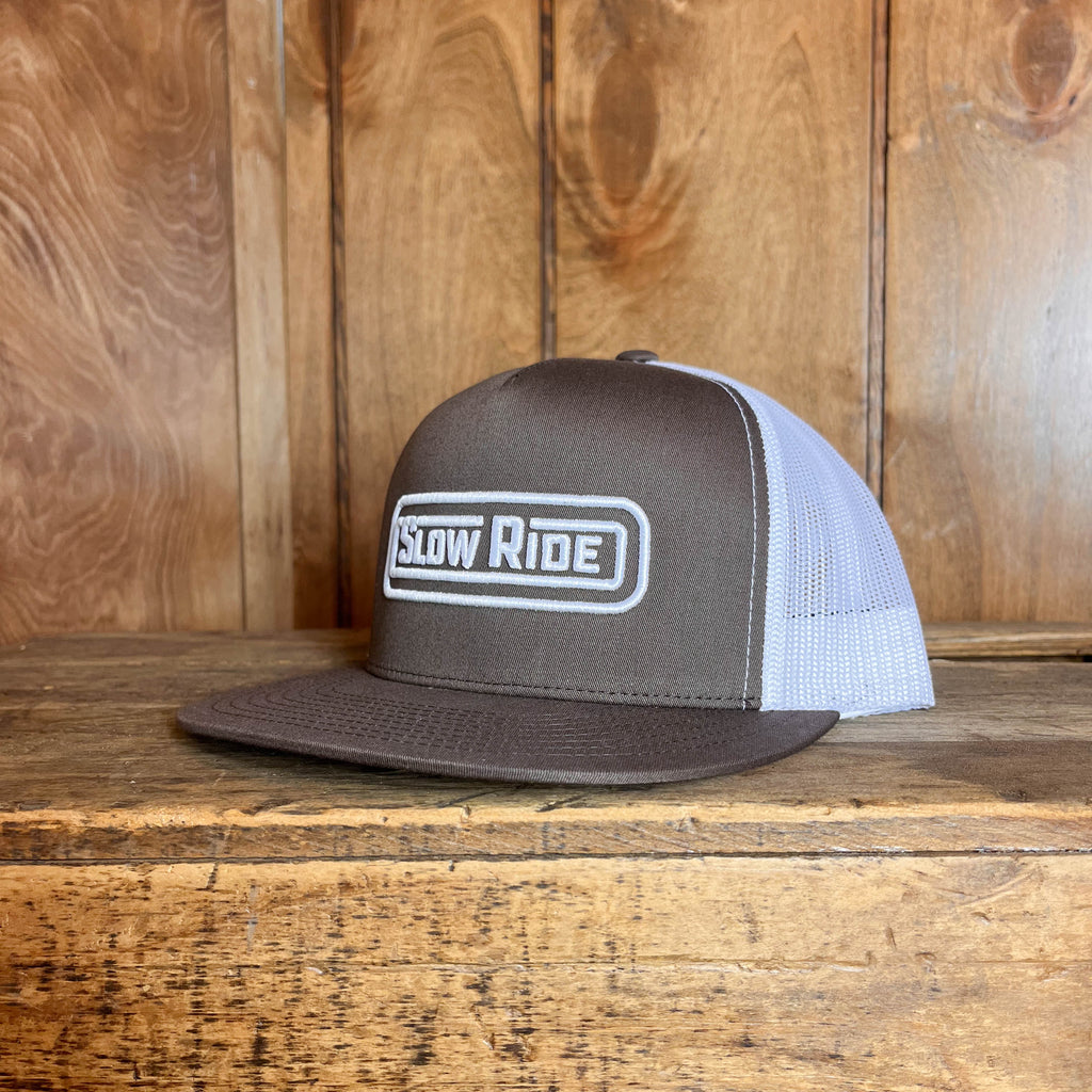 Radio Mesh Snapback (Brown/White) - Slow Ride