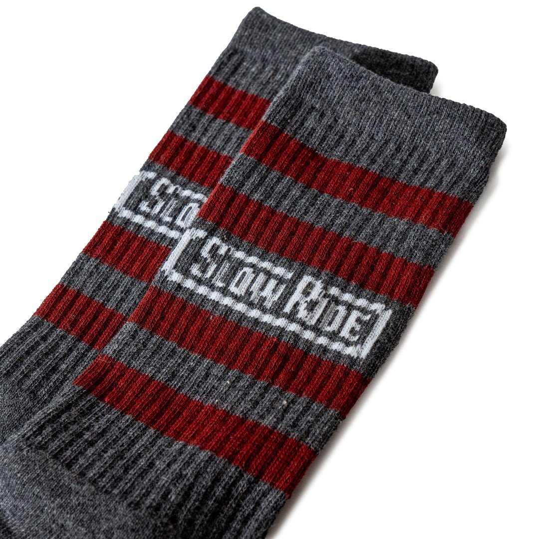 Radio Sock Black/Charcoal| Slow Ride Supply Co. | Slow Ride Garage
