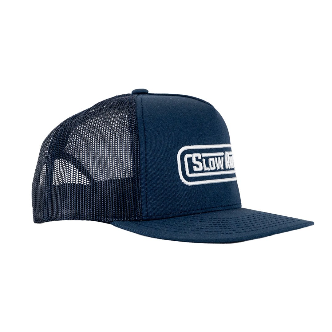 Radio Trucker Hat (Navy) - Slow Ride