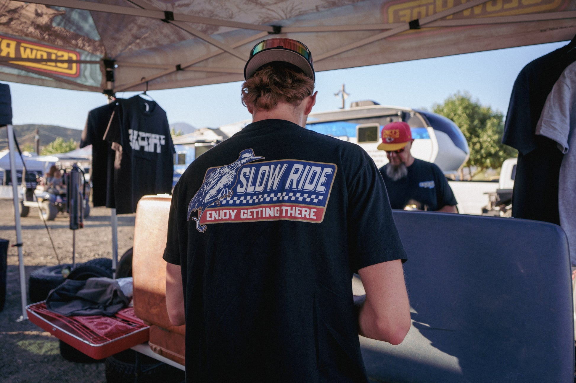 Roadrunner Tee (Black) - Slow Ride