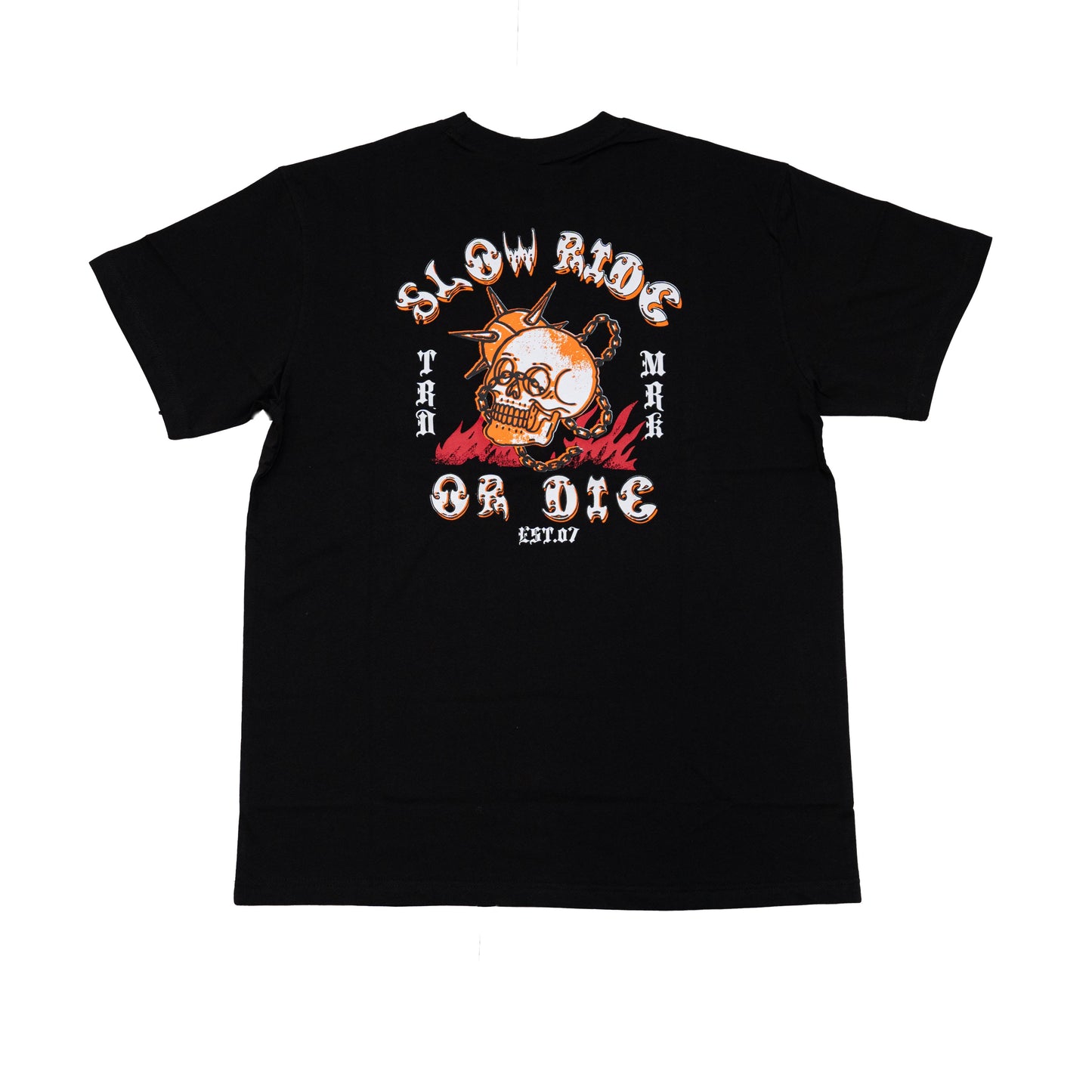 Skull Ride Tee (Black) - Slow Ride