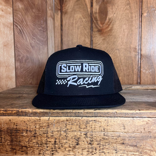 Slow Ride Racing Trucker Hat (Black) - Slow Ride