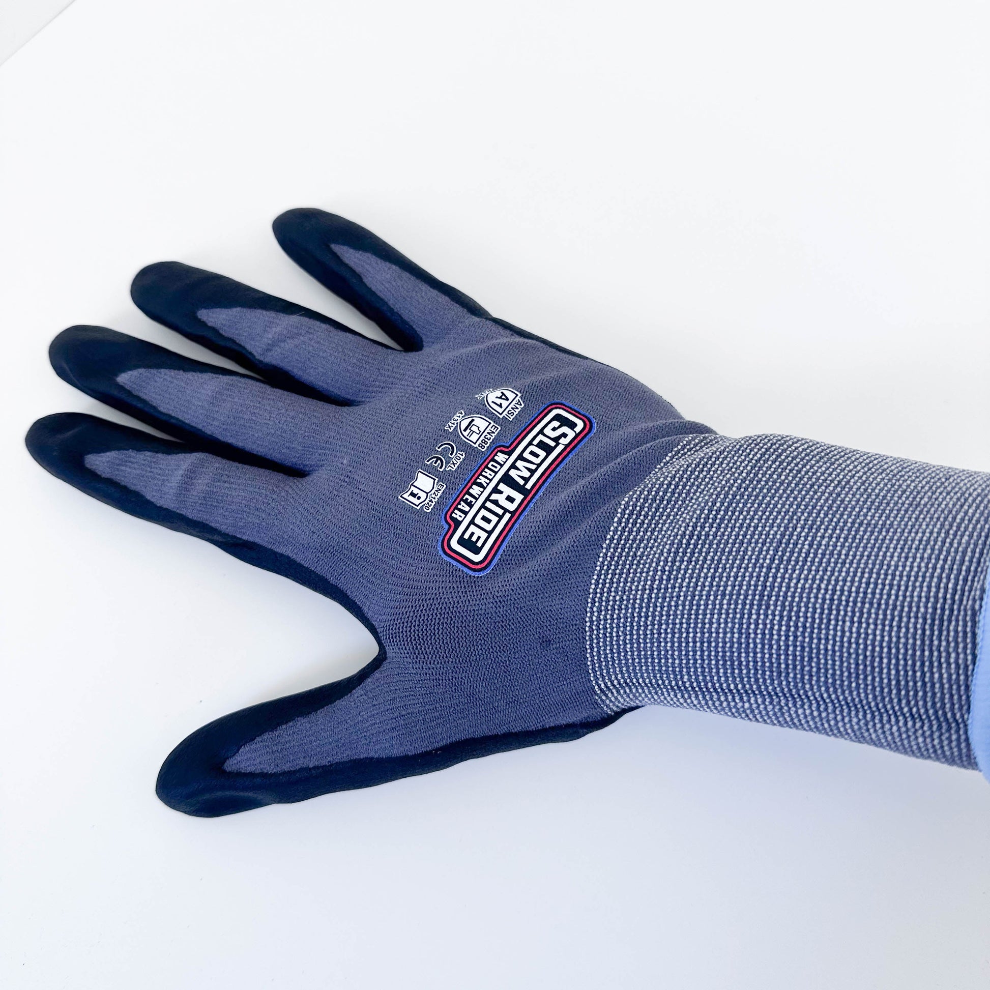 Slow Ride Workwear: Knit Dipped Gloves - Slow Ride