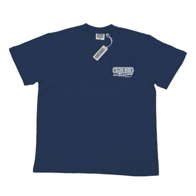 SlowRide Racing Heavy Tee (Navy) - Slow Ride
