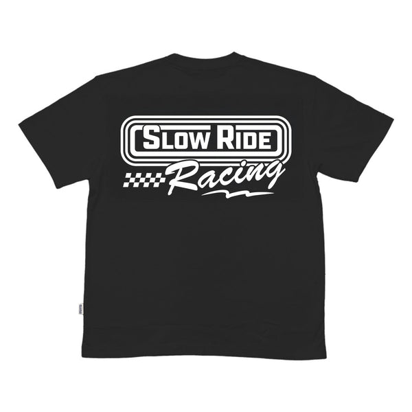 SlowRide Racing Heavy Tee (Black) - Slow Ride