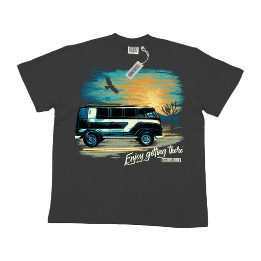 Space Rider Tee (Vintage Black) - Slow Ride
