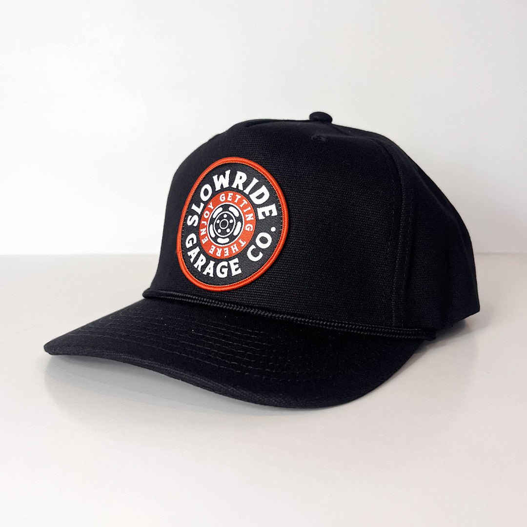 Space Wheel Hat (Black) - Slow Ride