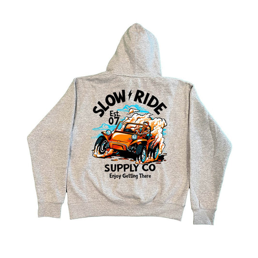 Sportster Hoodie (Grey) - Slow Ride