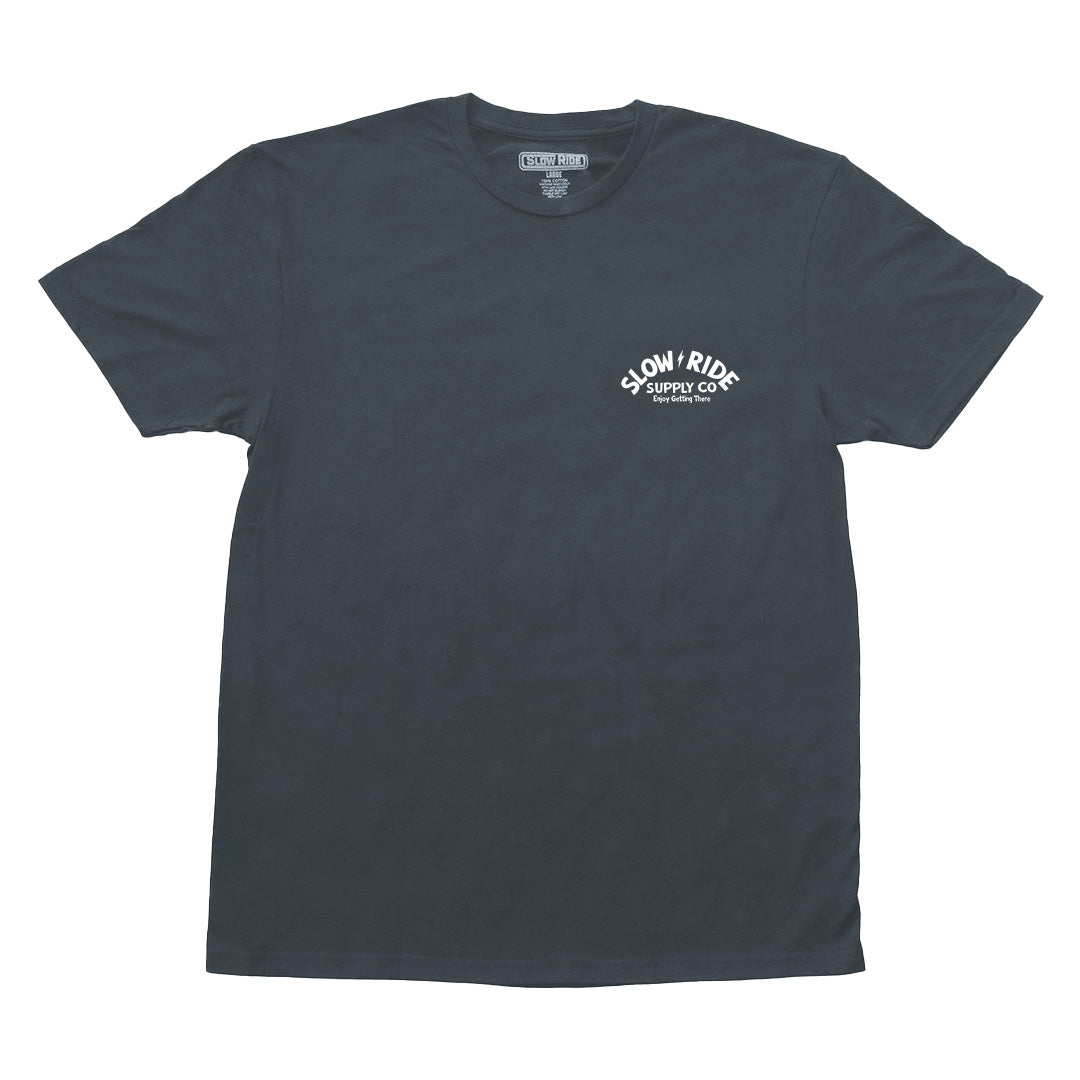 Sportster Tee (Vintage Black) - Slow Ride