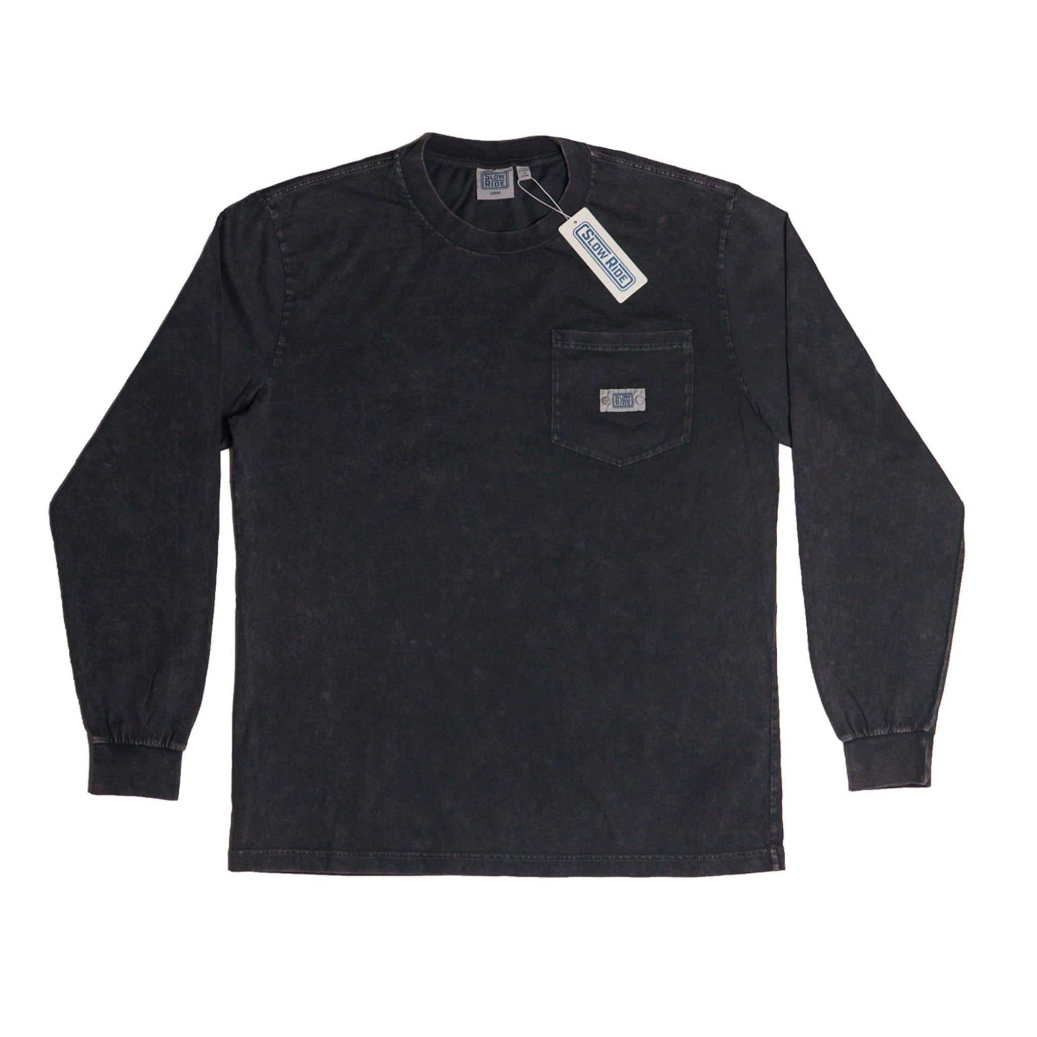 SR Essential Pocket L/S Tee - Slow Ride