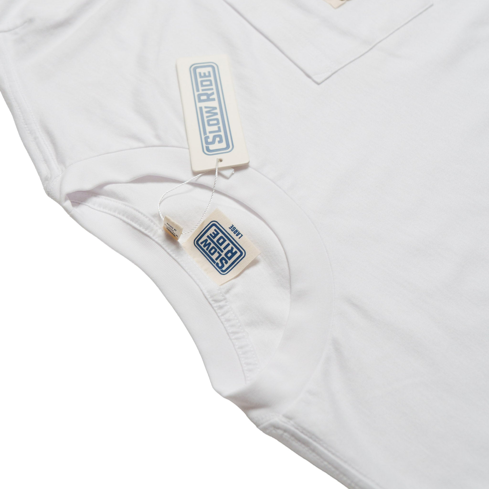 SR Essential Pocket L/S Tee - Slow Ride