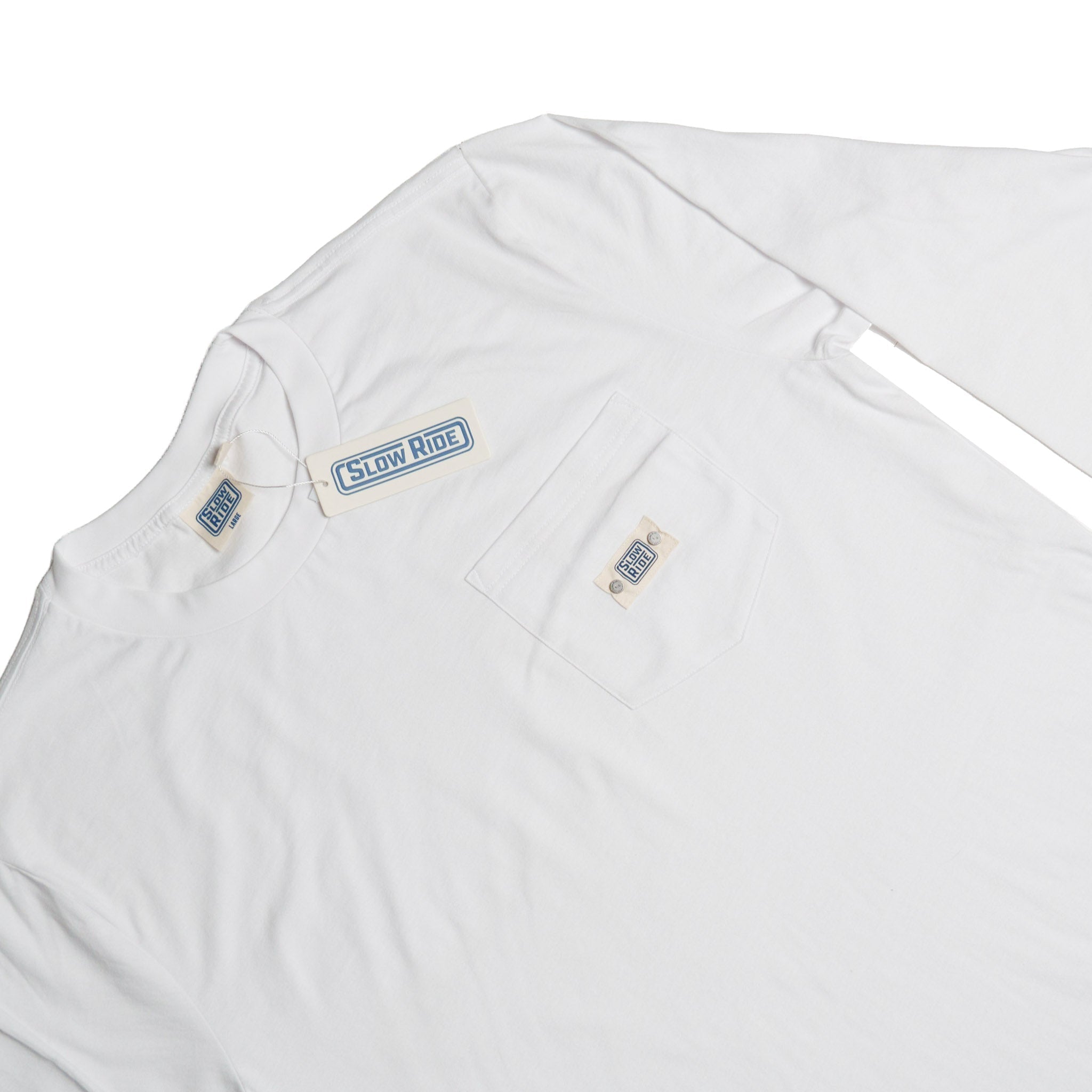 SR Essential Pocket L/S Tee - Slow Ride