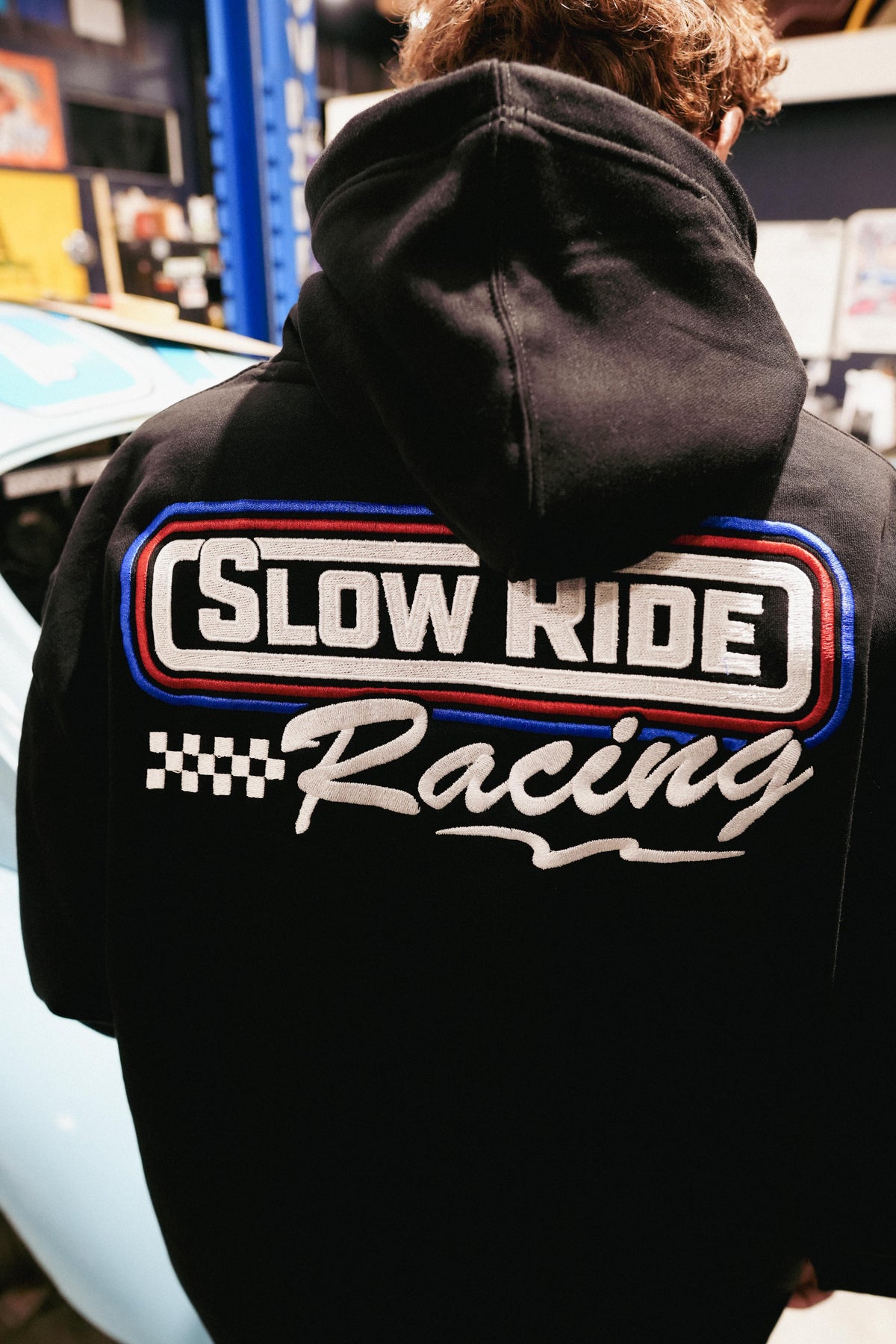 SR Racing Embroidered Hoodie - Slow Ride