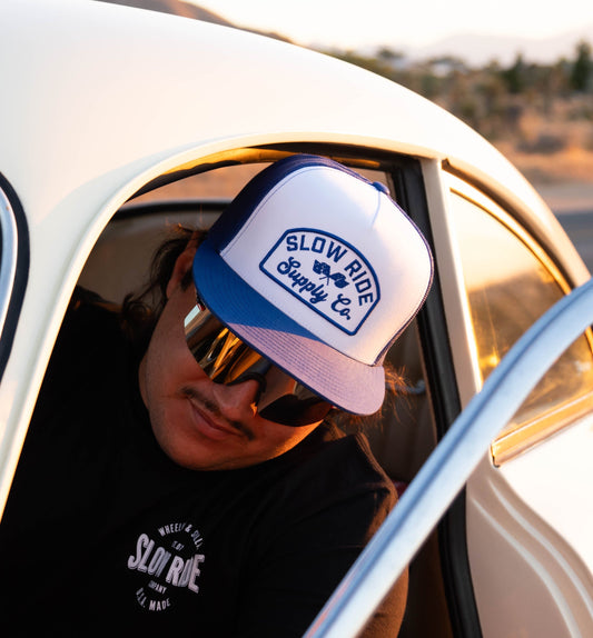 Supply Co. Trucker Hat (Royal/White) - Slow Ride