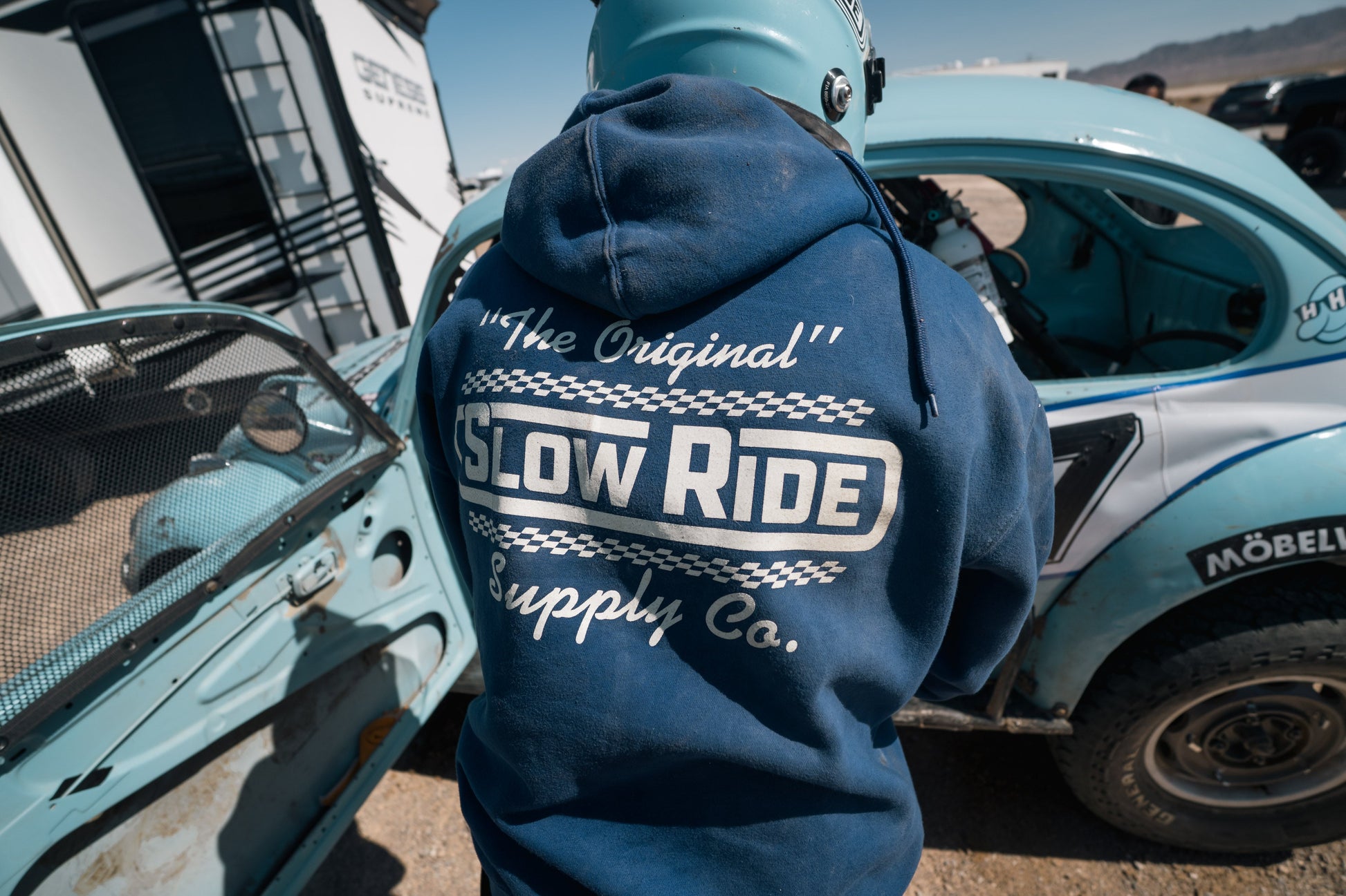 The Original Hoodie (Navy) - Slow Ride