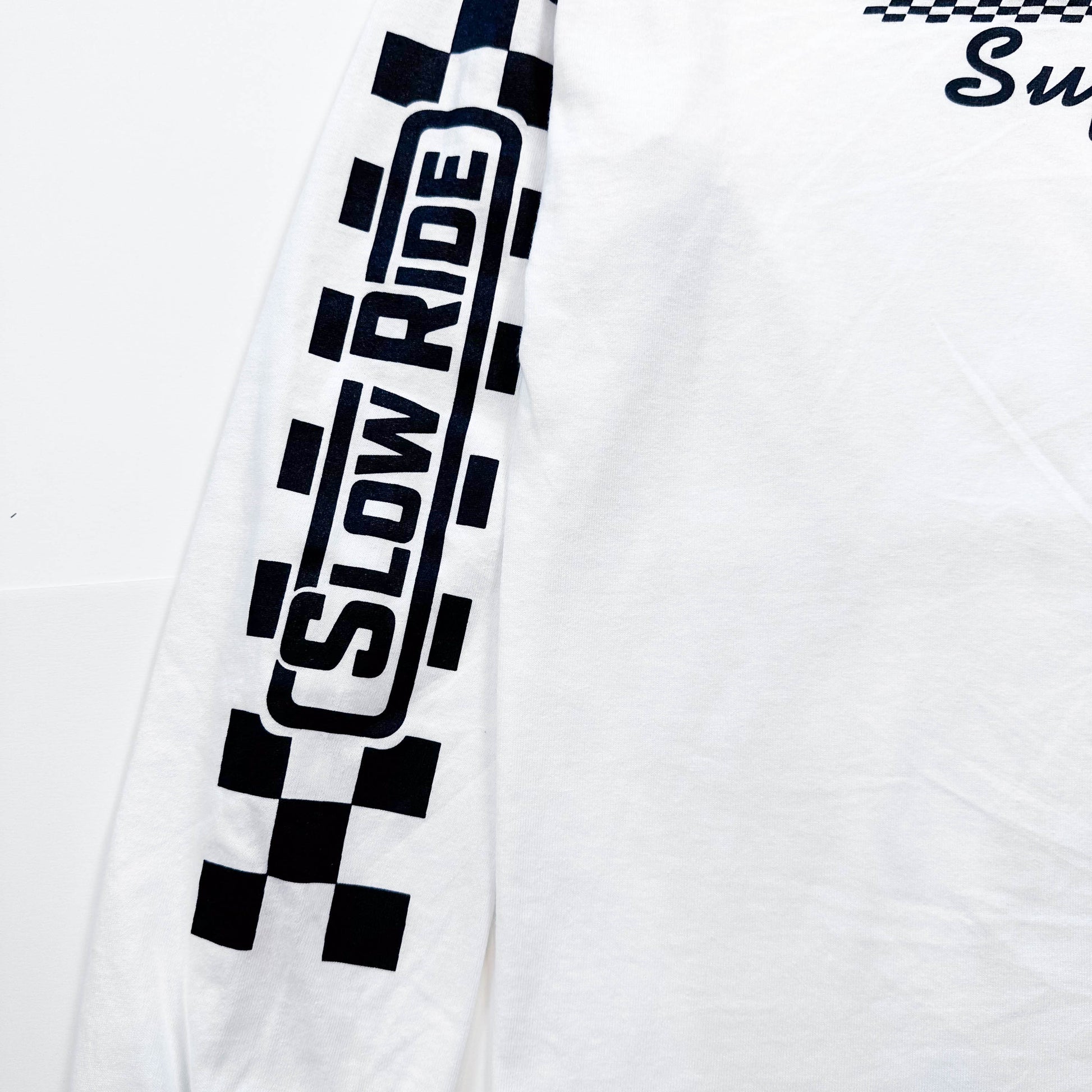 The Original L/S Tee (White) - Slow Ride