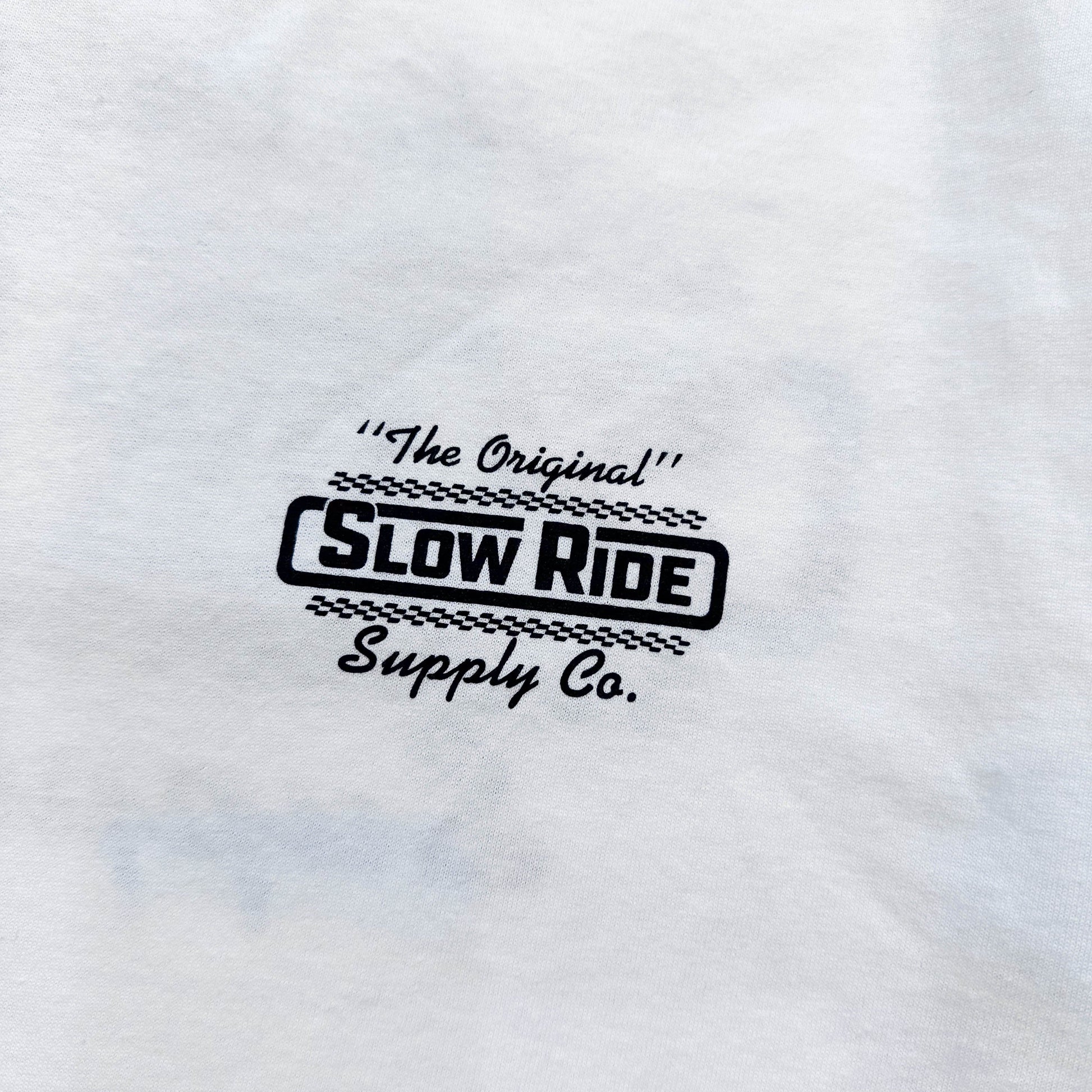 The Original L/S Tee (White) - Slow Ride