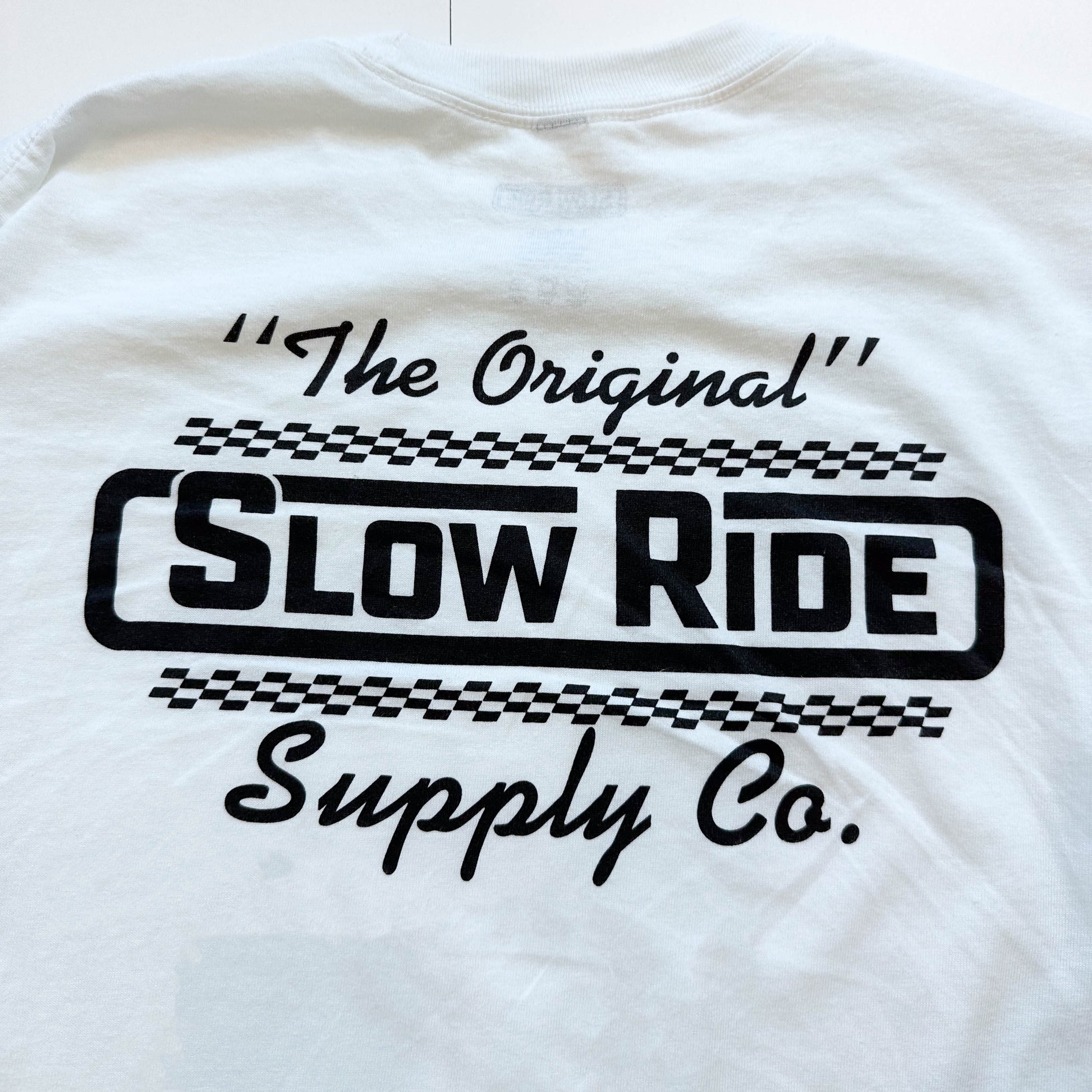 The Original L/S Tee (White) - Slow Ride