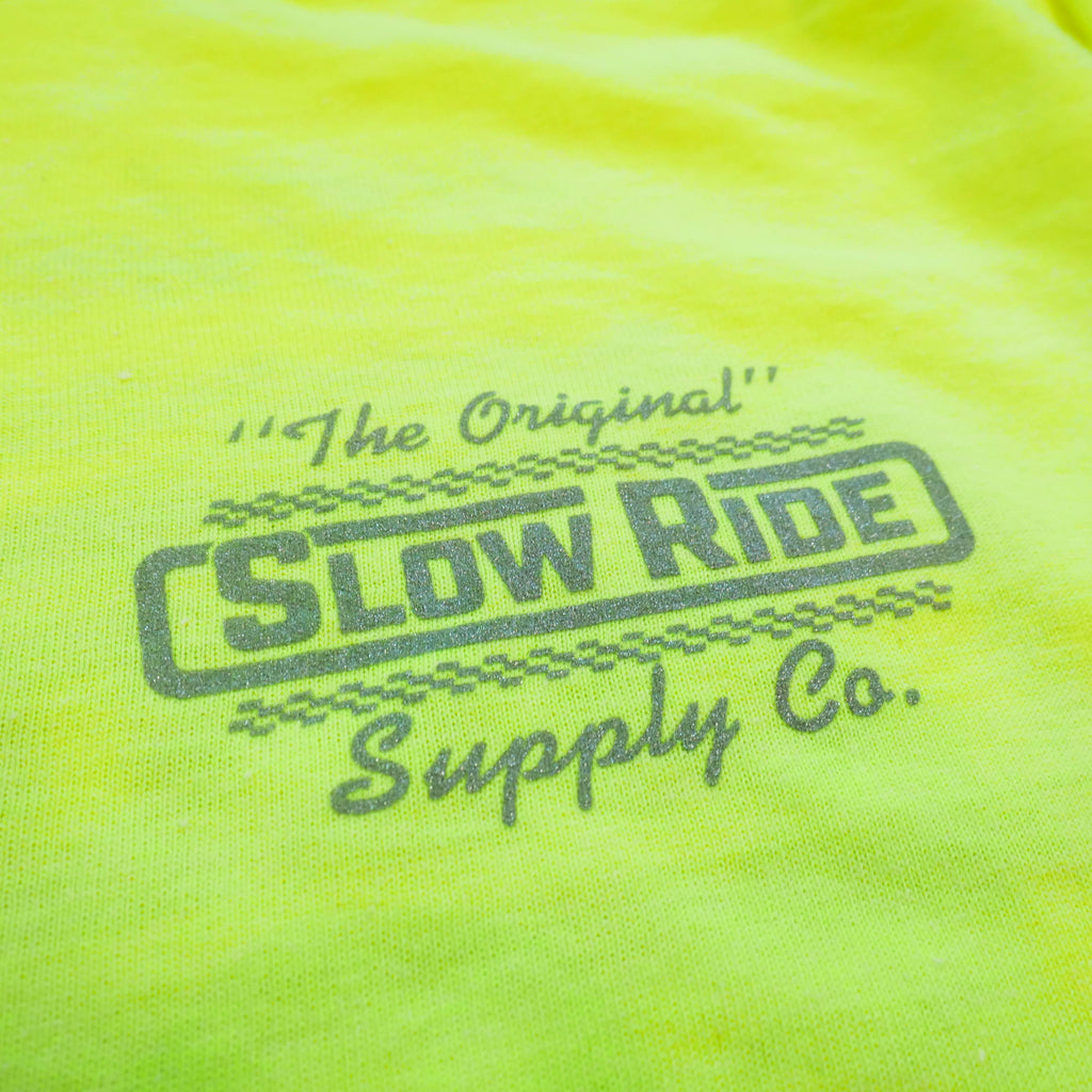 The Original Reflective L/S Tee (Safety Green) - Slow Ride