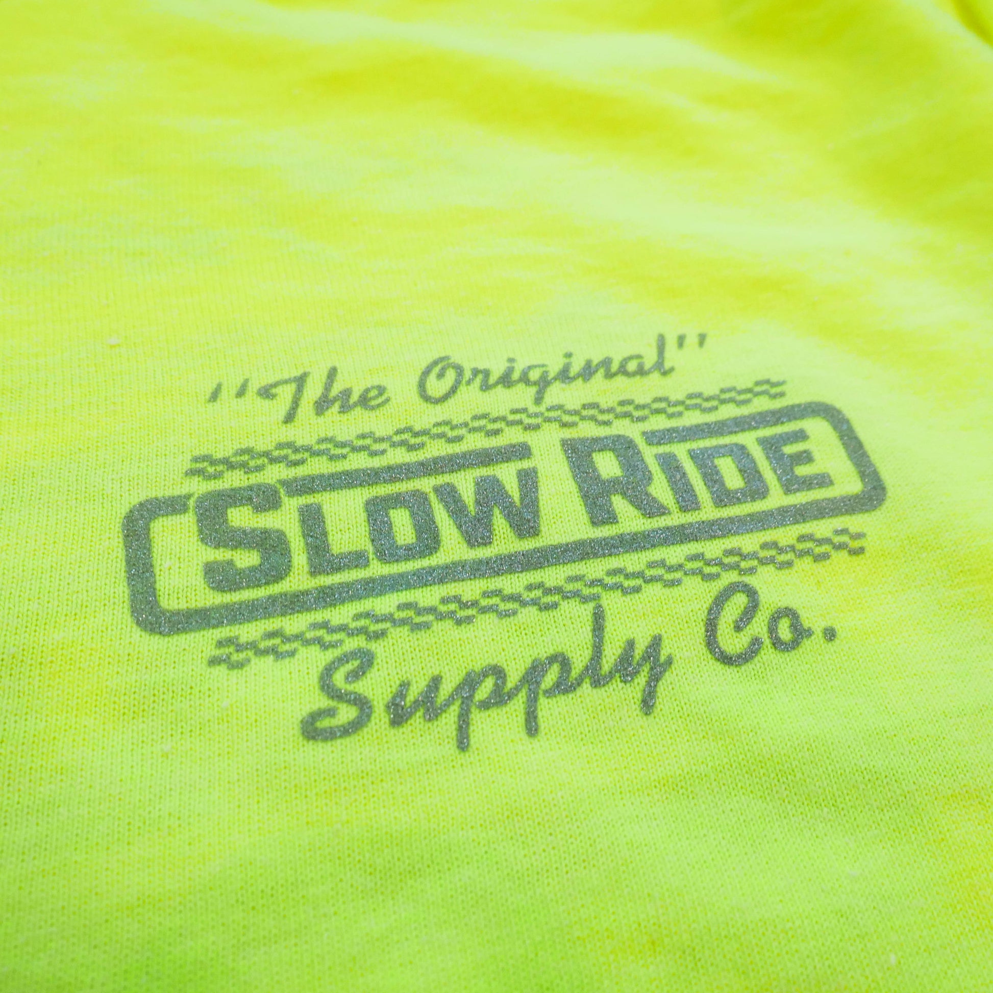 The Original Reflective L/S Tee (Safety Green) - Slow Ride
