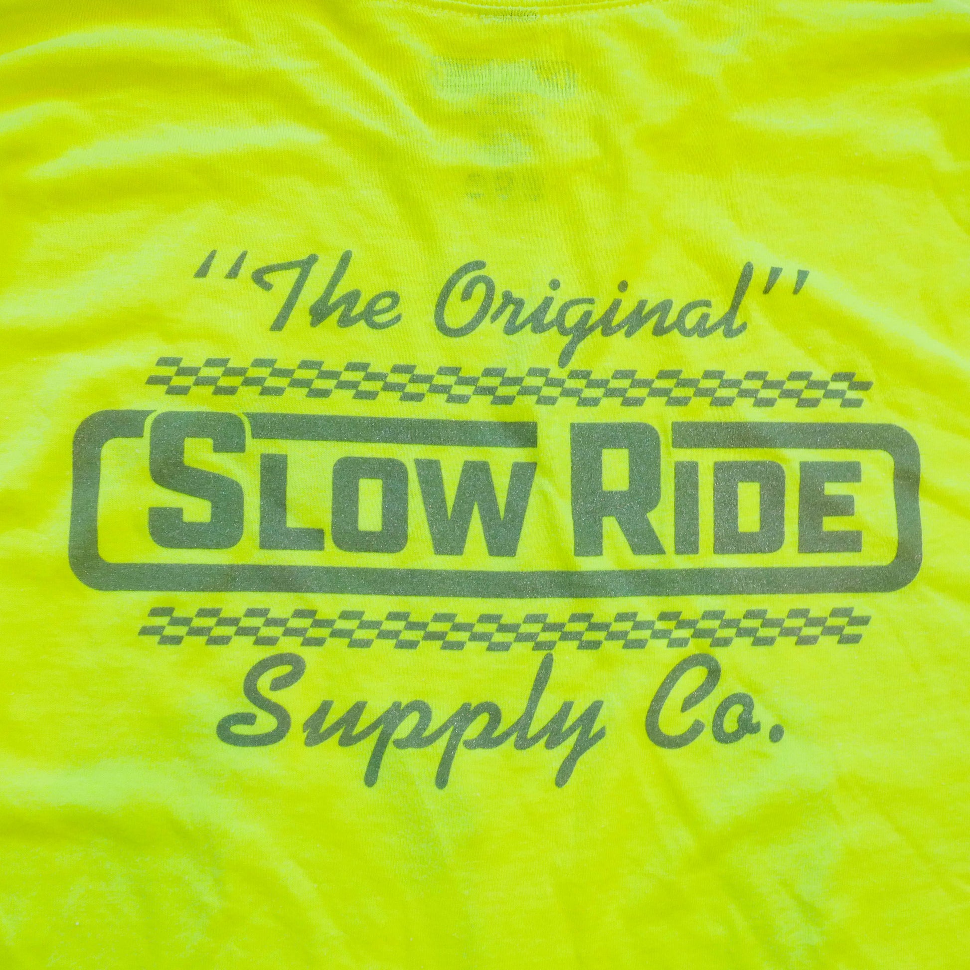 The Original Reflective L/S Tee (Safety Green) - Slow Ride