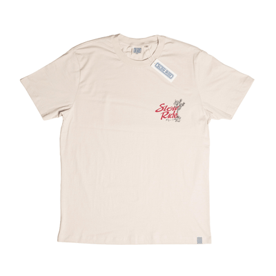 To Nowhere Tee - Bone front