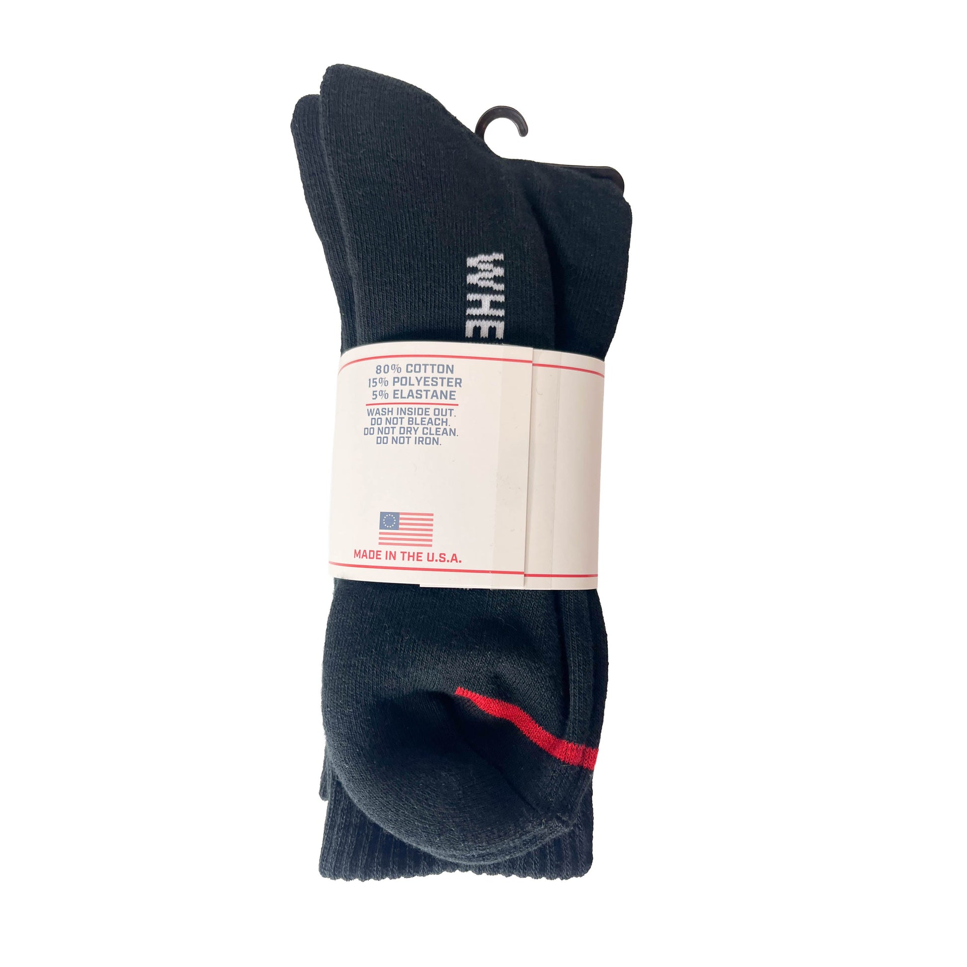 USA Made Essential Sock (Black) - Slow Ride