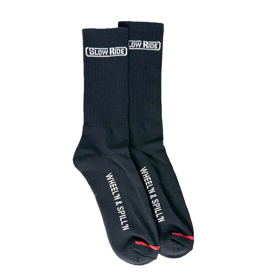 USA Made Essential Sock (Black) - Slow Ride