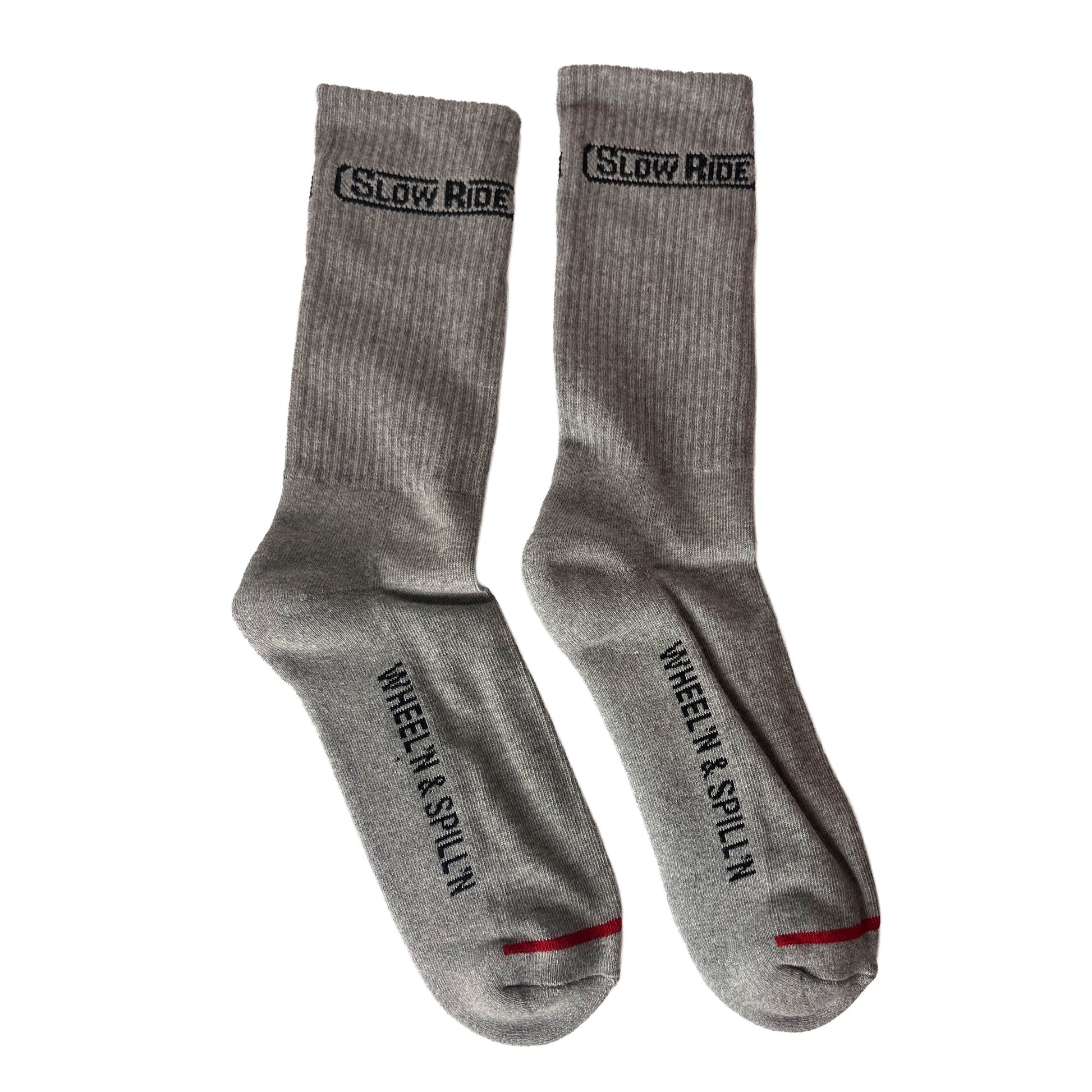 USA Made Essential Sock (Grey) - Slow Ride