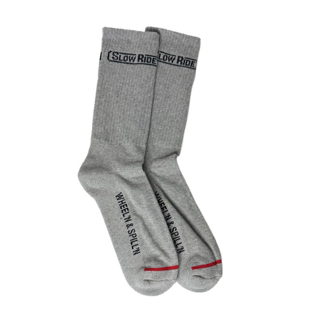 USA Made Essential Sock (Grey) - Slow Ride