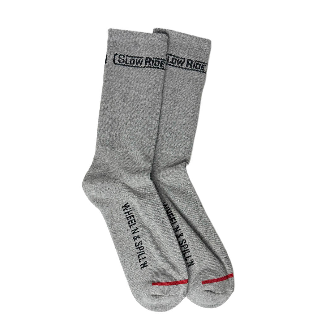 USA Made Essential Sock (Grey) - Slow Ride