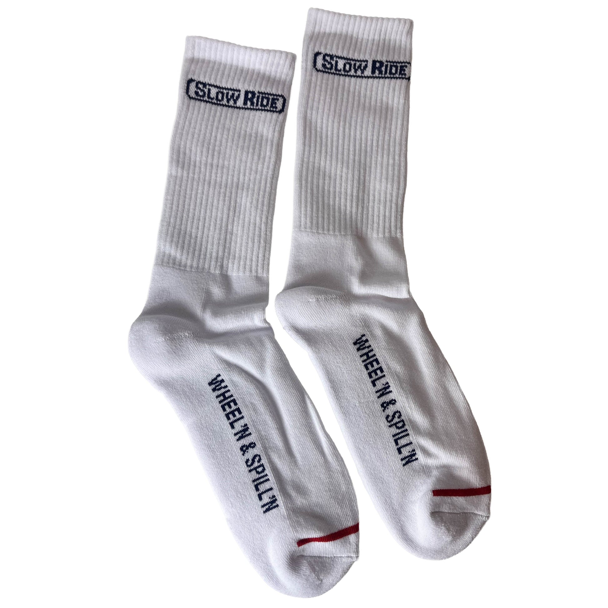 USA Made Essential Sock (White) - Slow Ride