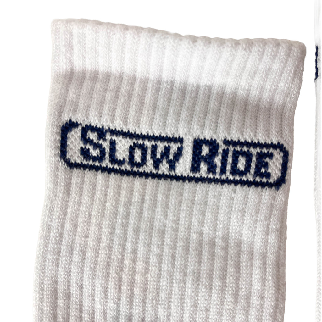 USA Made Essential Sock (White) - Slow Ride