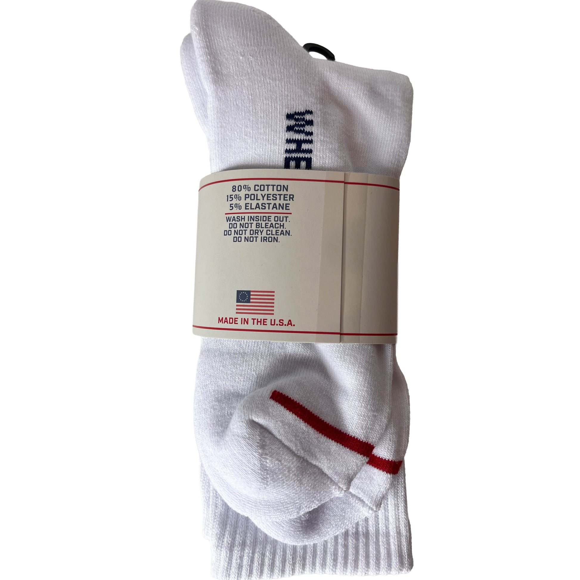 USA Made Essential Sock (White) - Slow Ride