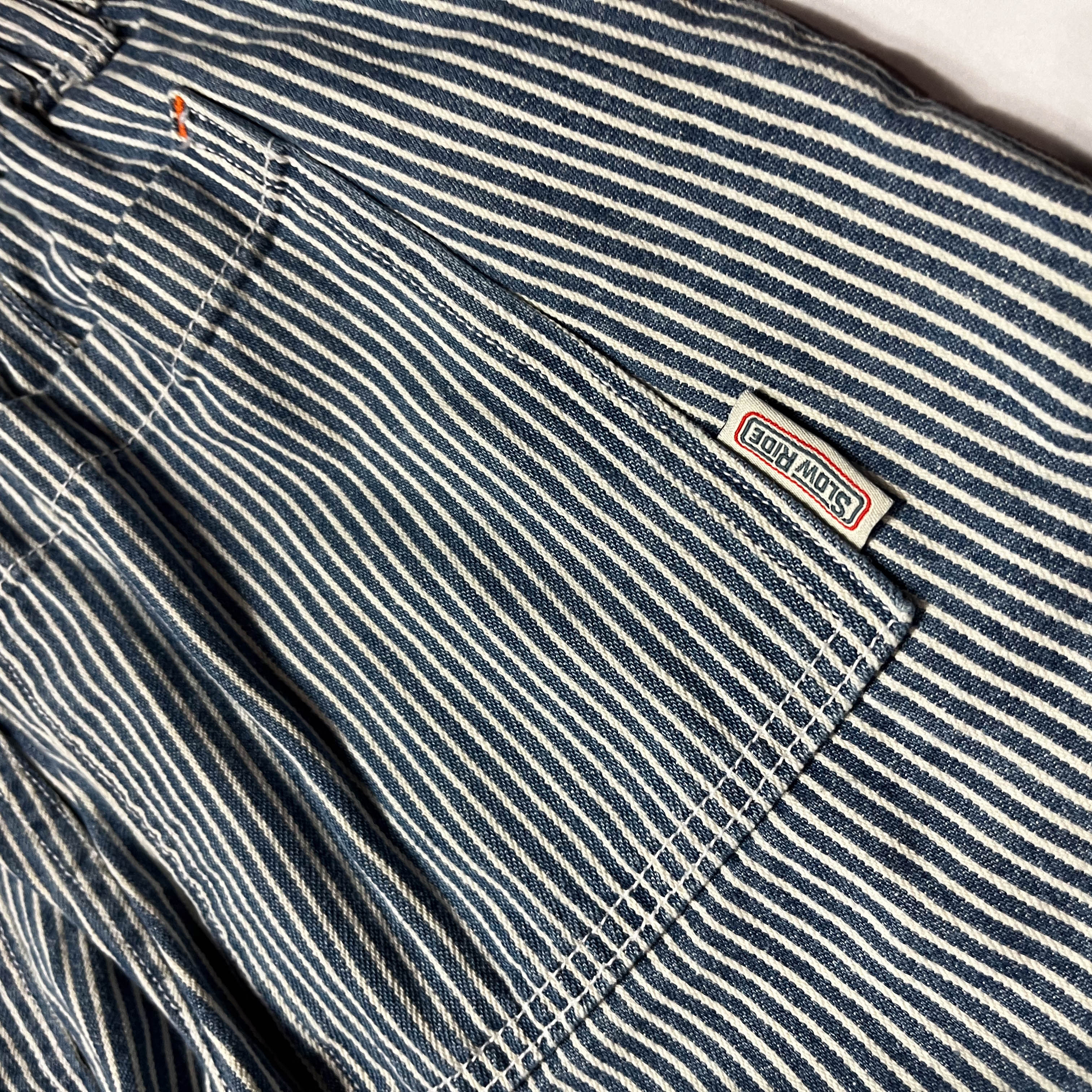 USA MADE Finisher Pant Navy/White - Slow Ride