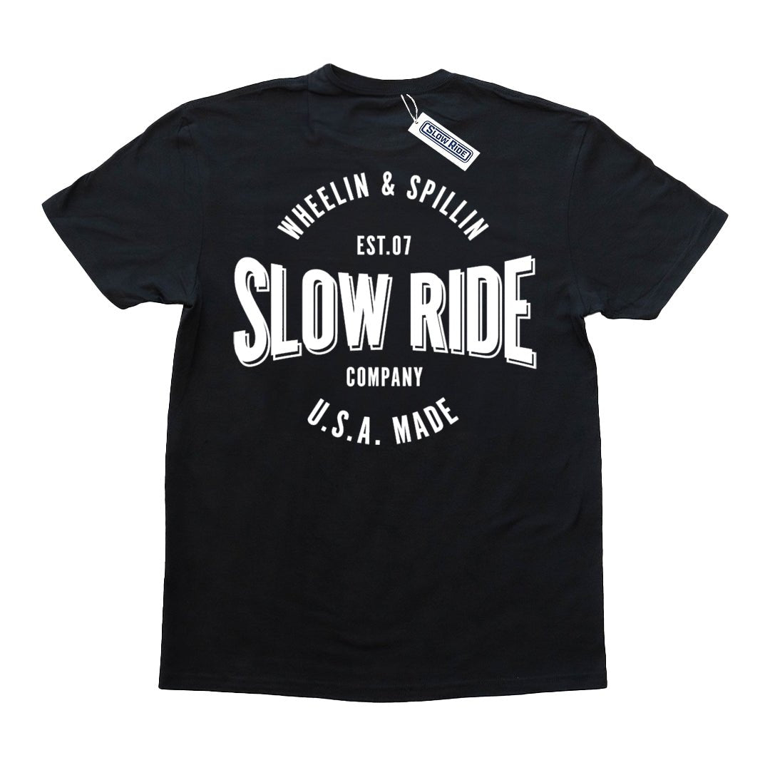 U.S.A. Made Tee (Black) - Slow Ride