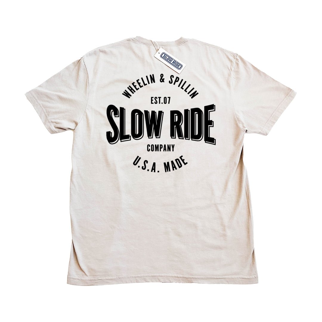 U.S.A. Made Tee (Slate) - Slow Ride