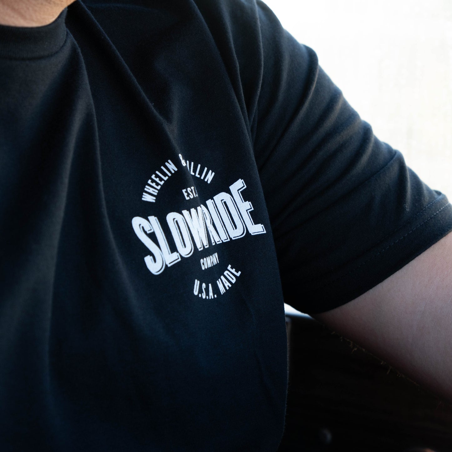 U.S.A. Made Tee (Slate) - Slow Ride